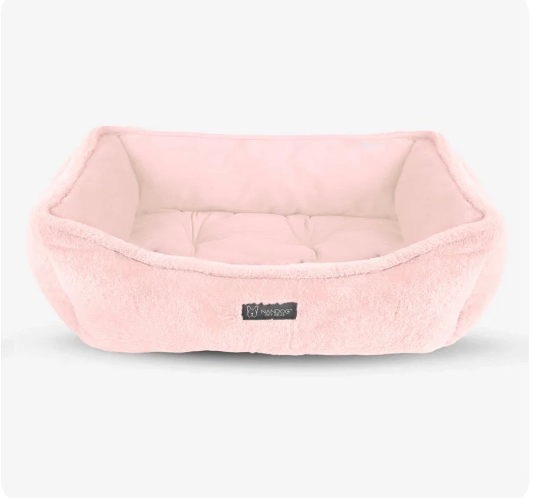 The NANDOG Super Cloud
Reversible Bed in Blush Pink