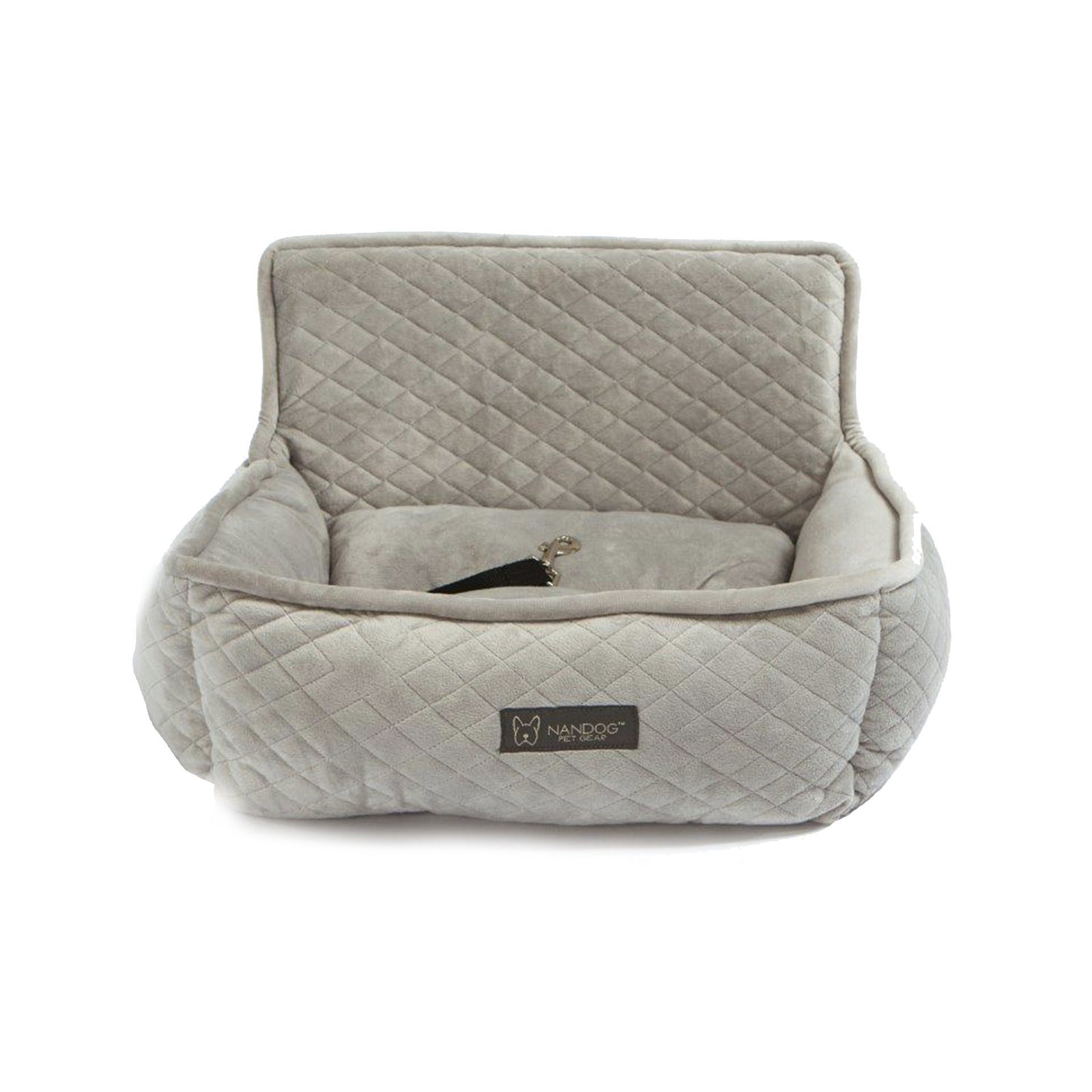 Dog Car Seat (Light Grey) - SMALL - NANDOG PET GEAR